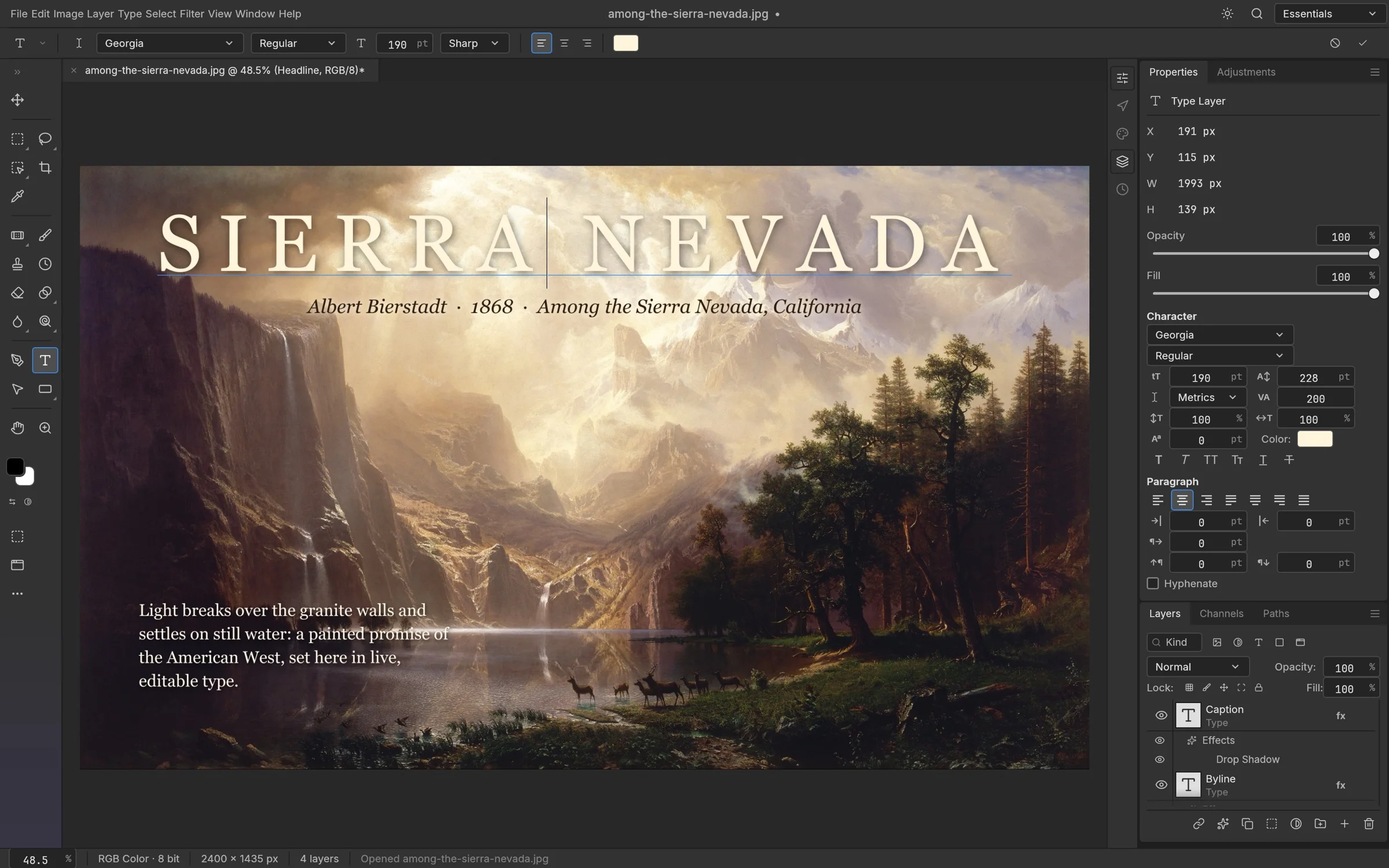 PSD files and editable text